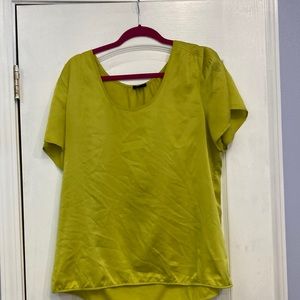 Ann Taylor neon blouse